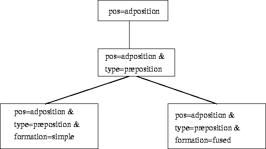 Adpositions: Type hierarchy table